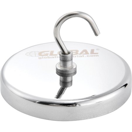 Global Industrial Ceramic Magnetic Hook, 20 Lbs. Pull, 6PK 320757